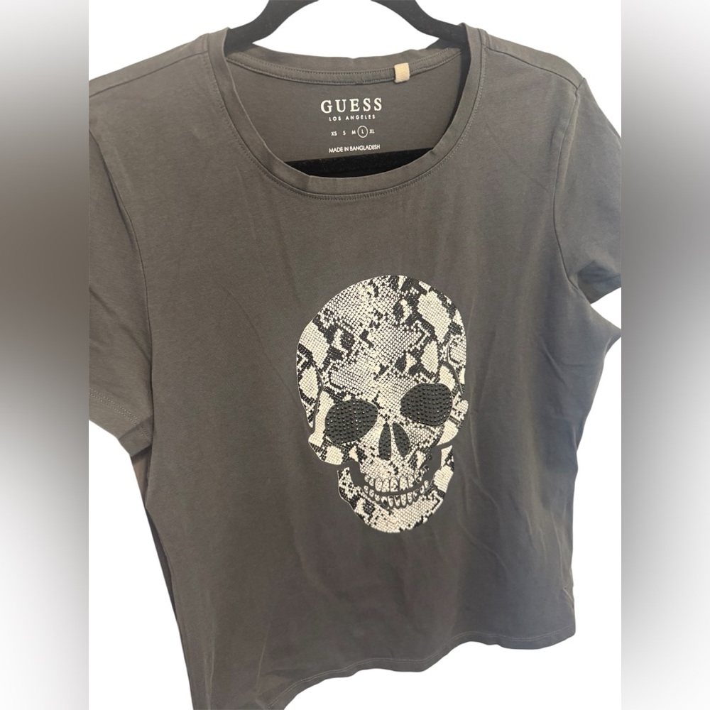 Guess Charcoal Graphic Tee